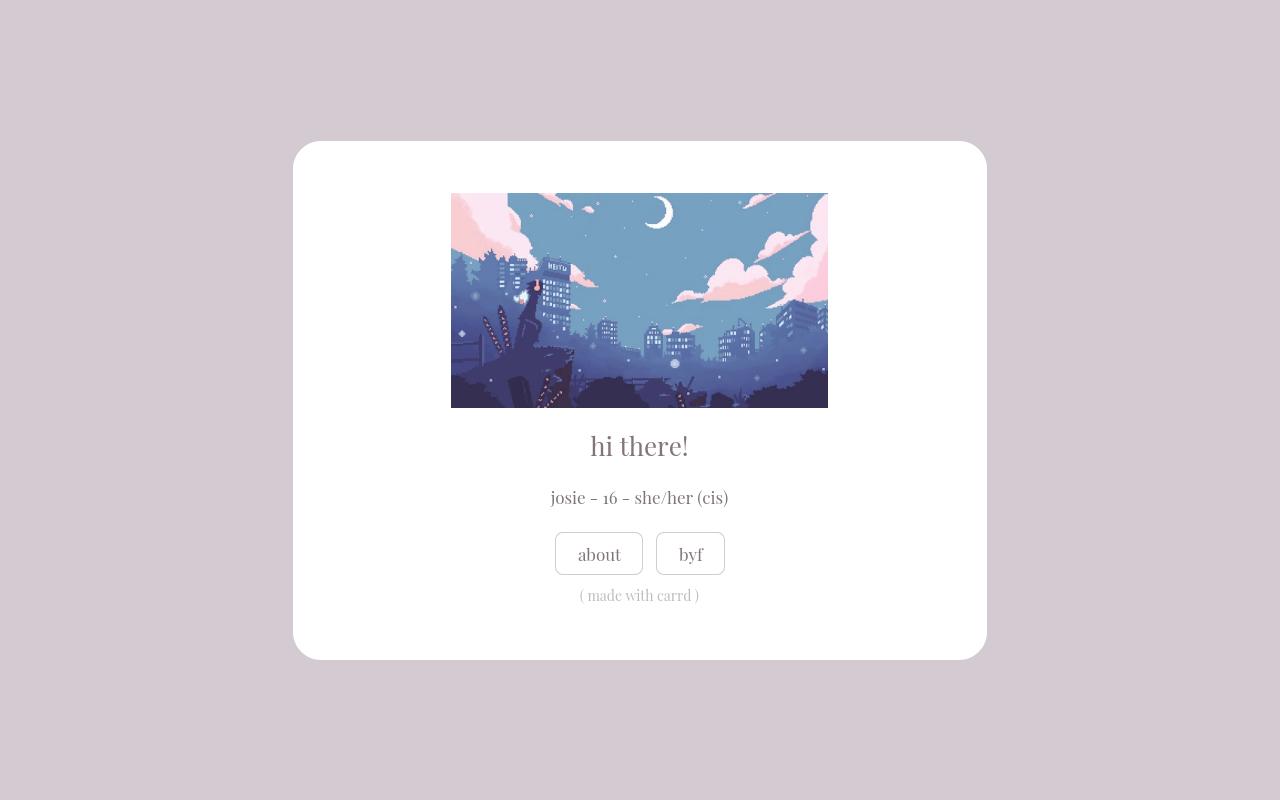 Carrd profile picture for @intertwined